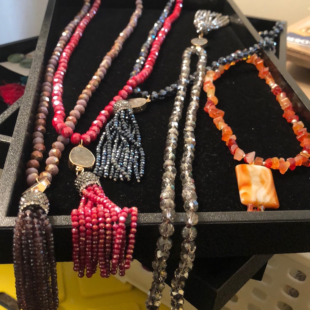 Beaded boutique necklaces